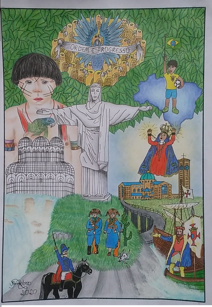 O aluno André Moser, estudante do Colégio Estadual Marechal Costa e Silva de Cidade Gaúcha, sob a orientação da Professora Cassiana Meyer está entre os finalistas do Concurso Sua Arte no Livro Didático, do Fundo Nacional de Desenvolvimento da Educação (FNDE