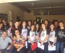 Homenagem para os professores e funcionários do NRE Cianorte