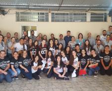 Homenagem para os professores e funcionários do NRE Cianorte