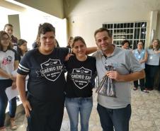 Homenagem para os professores e funcionários do NRE Cianorte