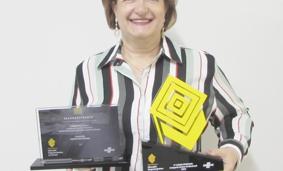 Centro Estadual de Educação Profissional de Cianorte - CEEP conquistou o 1º Lugar na Categoria Ensino Profissional, com o Projeto Interdisciplinar CEEP TRENDY no Prêmio SEBRAE de Educação Empreendedora.