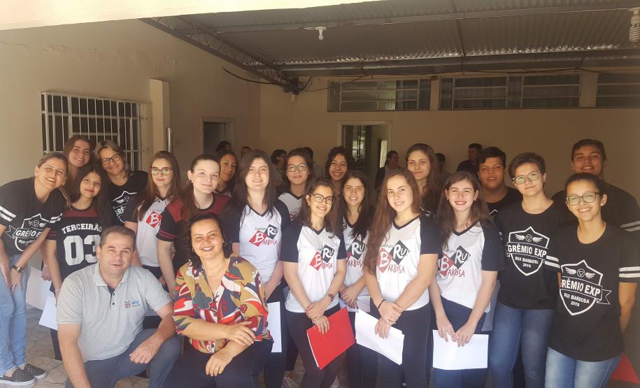 Homenagem para os professores e funcionários do NRE Cianorte